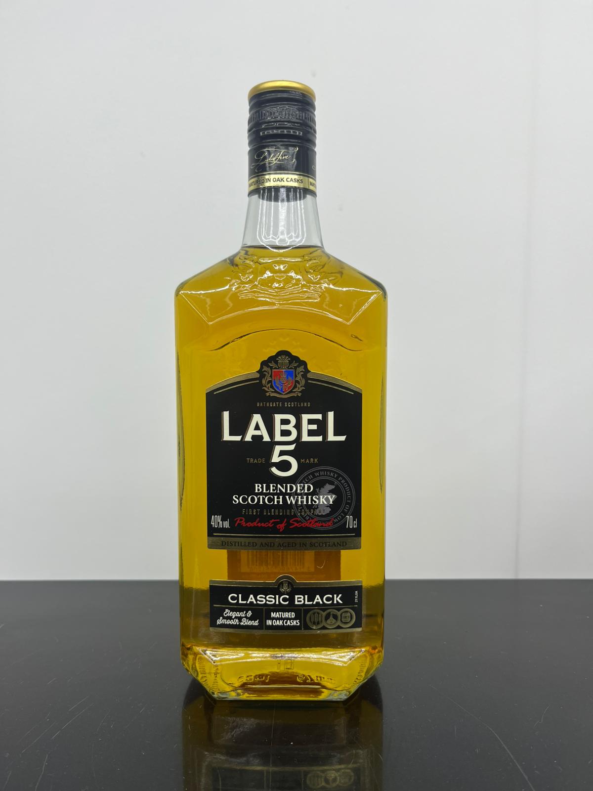 Label 5 Whisky 70cl